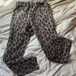 Blank NYC Reade crop leopard jeans